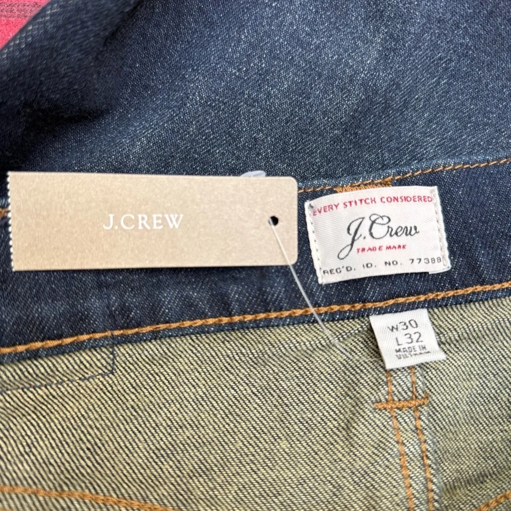 NWT J Crew 484 Slim Fit Kurabo Japanese Denim Jeans